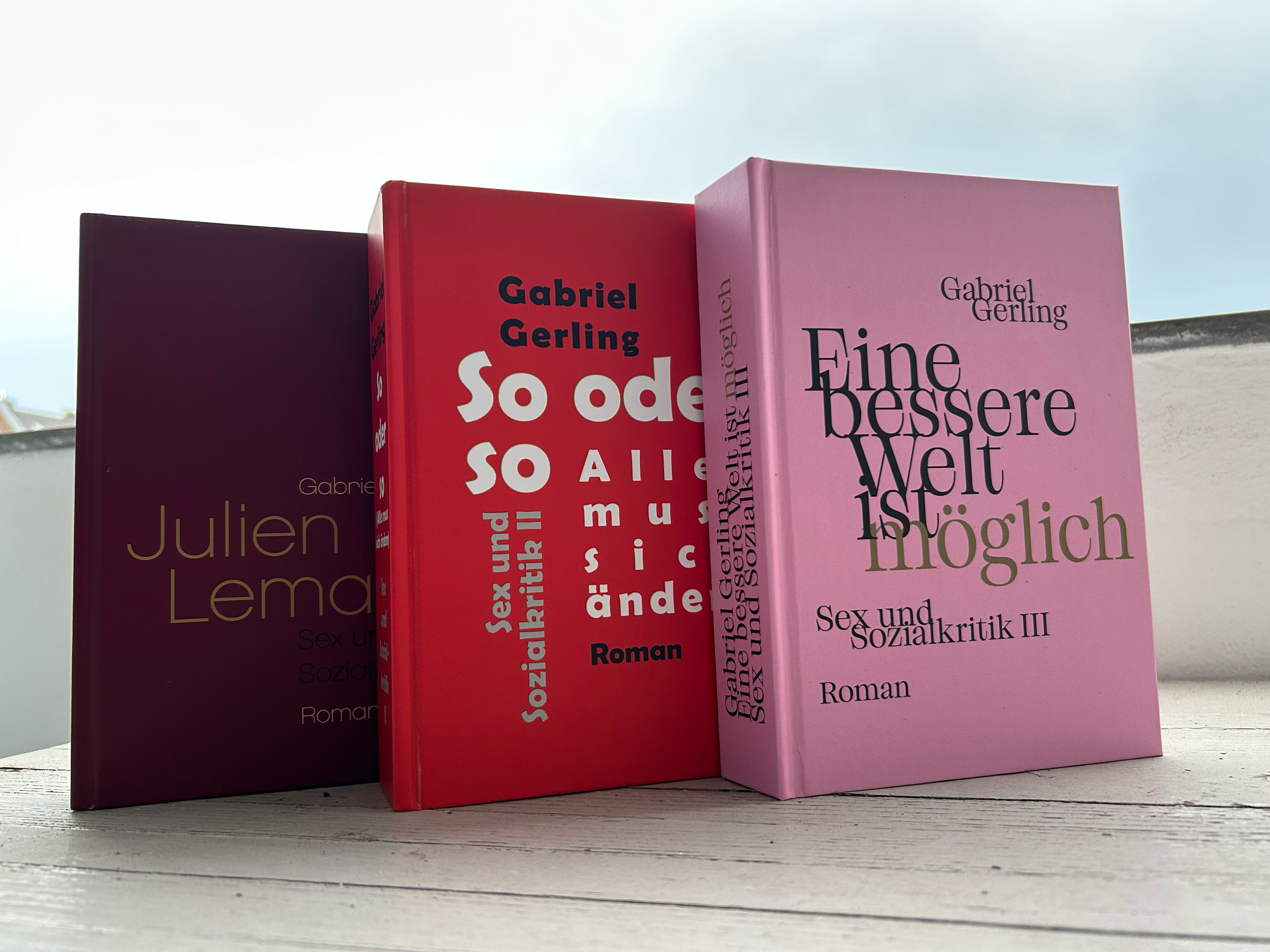 Drei Bände der Trilogie